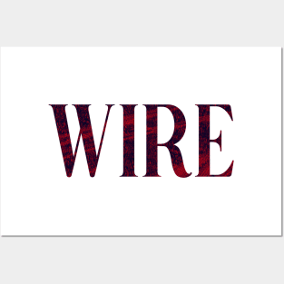 Wire - Simple Typography Style Posters and Art